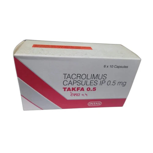 Tacrolimus Capsules Ip 0.5Mg - Shelf Life: 24 Months