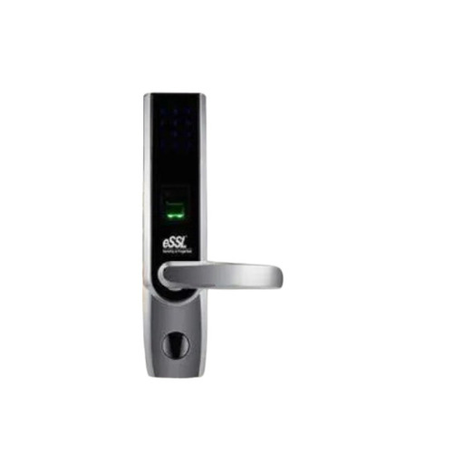 TL400B Smart Door Lock - Zinc Alloy, Fingerprint & Password Capacity 100 | Modern Black/Silver Finish, Ideal for Home & Hotels