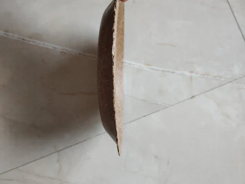 Disposable Biodegradable Rice Husk Plates - 10 Inch Brown | Eco Friendly Material Ideal for Events and Parties