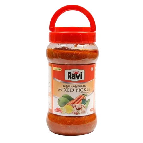 Mixed Pickles - Natural Dried Pieces | Tasty Spicy Salted Sour with 9 Months Shelf Life Preserved in Oil