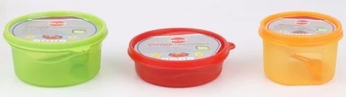 Plastic Kitchen Container - 200 gm Capacity, Multicolor | Reusable, Eco-Friendly Food Storage Solution