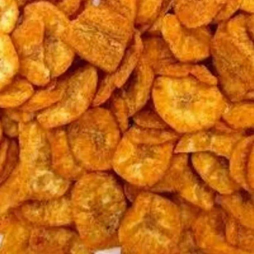 Red Chilli Flavour Banana Wafers Chips - Crispy, Crunchy Texture | Vegetarian, Salty Taste, Flavor-Infused Snack Delight