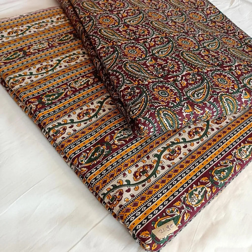 Washable Printed Cotton Fabric - 100% Cotton, Multi-Color Print, Shrink-Resistant | Ideal for Textile Industry Applications