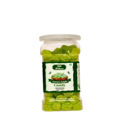Apple Candy - Eggless Solid Round Sweet Confectionery, Delightful Apple Flavor, 12 Months Shelf Life