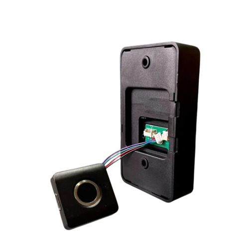 Fingerprint Door Lock - Metal, 20mm Thickness, Black Finish | Biometric Unlock for Home and Hotel Security