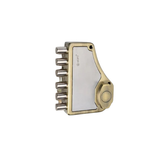Brass Deadbolt Door Lock - EDL-01 | New Deadbolt, Polished Finish, Golden Color, Ideal for Main Doors