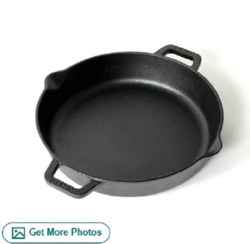 Cast Iron Kadai - Metal Material, Rust-Resistant Quality Testing | New Product with Timely Delivery