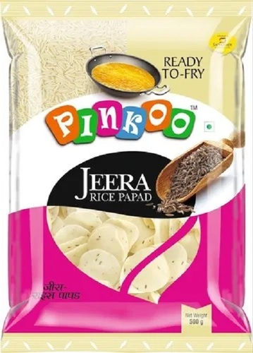 Cumin (Jeera) Papad - Crispy & Crunchy Snack | Vegetarian, Salty Flavor, Suitable for Adults, Children, and Old-Aged