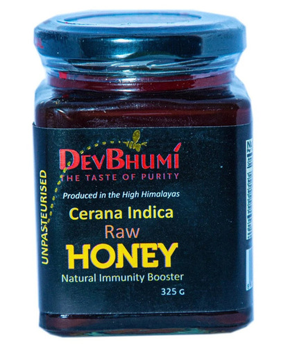 Devbhumi Cerana Indica Raw Honey - Organic, A Grade Natural Honey in Jar | Pure Flavor, Ideal for Personal Use