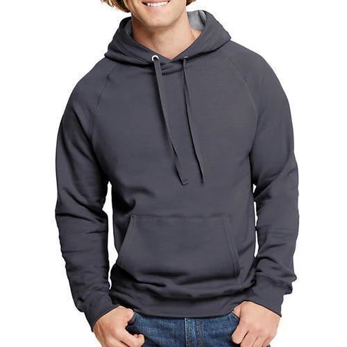 Grey Hooded Sweatshirt - Feature: Non Toxic