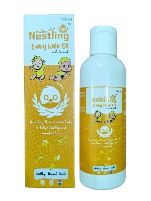 Healthy Nestling Baby Hair Oil - Color: Transparent