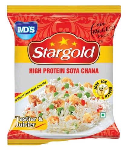 Stargold Soya Chunks - High Protein 52%, 70g Original Flavor | Natural Cooking Versatile Snack for All Ages