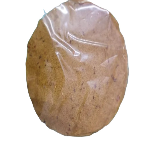 Jeera Rice Papad - Solid, Round, Brown | Salty Taste, Suitable for All Ages, 12-Month Shelf Life, Made from Quality Jeera Rice