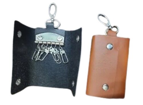 Key Holder Pouch - Light Weight, Various Colors Available | Indian Style, Plain Design, New Condition, Quality Tested for Gifting