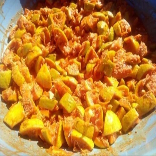 Lime Pickle - Spicy Flavor, Tasty and Spicy Taste, Shelf Life 6 Months, Preservation Process: Oil, Shape: Piece | Ingredients: Lime, Salt, Sour Taste