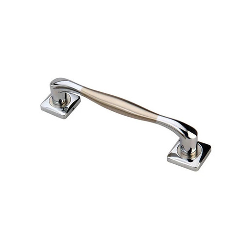 Main Door Handle - Stainless Steel, Silver Finish | Pull Handle Design, Rust Free & Corrosion Resistant for Doors in Homes, Hotels, Offices