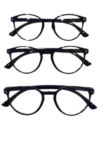 Round Sheet White Sunglasses - Frame Color: Black