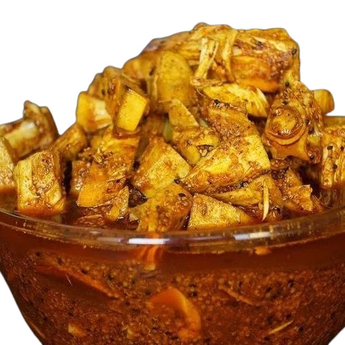Spicy Jackfruit Pickle - Sliced, 6 Months Shelf Life | Tasty, Salty And Spicy Flavor, Preserved In Oil