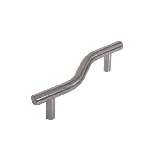 Stainless Steel Pull Door Handle - Nickel Finish, Rust Free & Corrosion Resistant | Ideal for Home, Hotels, Offices, Polished Silver Color