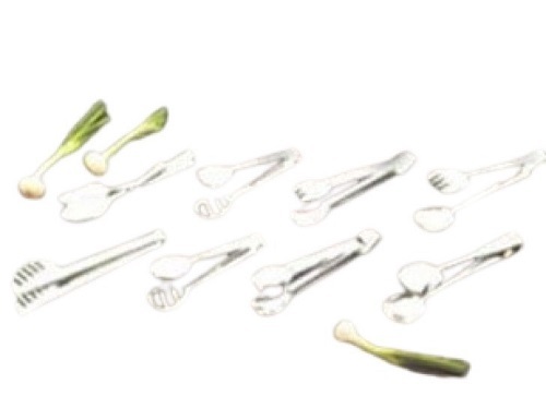 Stainless Steel Tong - Various Sizes Available | Silver Color, Lightweight, Rust Resistant, Easy to Use, Timely Delivery