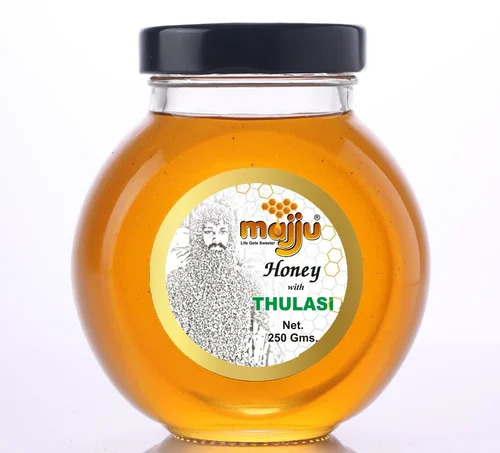 Thulasi Honey, 250g - Organic Natural Honey Jar | A Grade Flavor for Personal Use