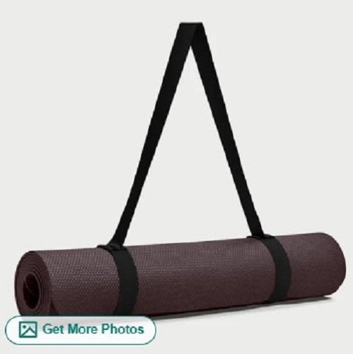 Yoga Mat - EVA, Various Sizes Available | Lightweight, Wrinkle-Free, Long Lasting Finish, Easy to Carry, Plain Black