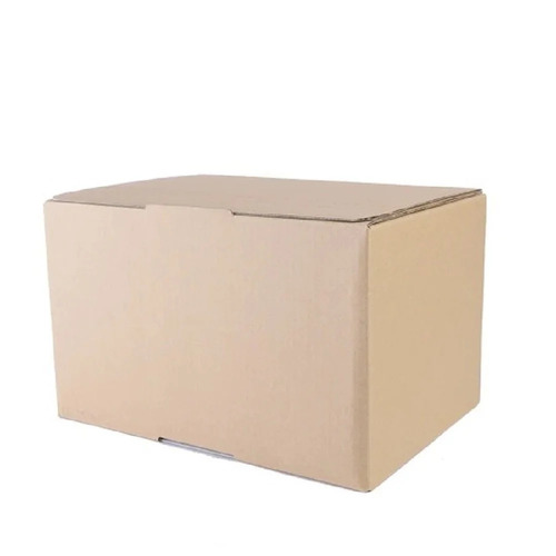 3 Ply Brown Textile Corrugated Box - Kraft Paper, 3 Ply Construction, Rectangular Shape | Durable, Eco-Friendly, Ideal for Apparel Packaging
