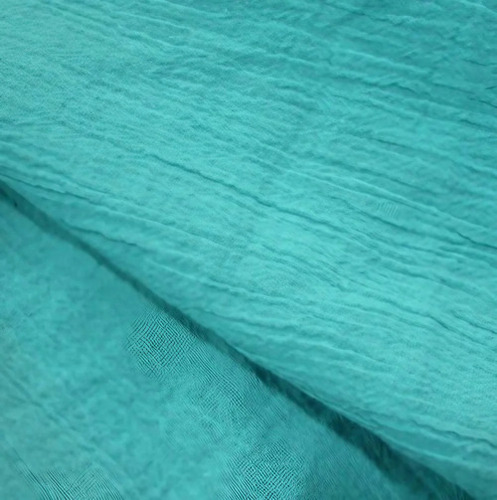 Cotton Crepe Fabric Fabrics - 100% Cotton, Multi-Color, Shrink-Resistant, Plain Style | Ideal for Textile Industry Applications