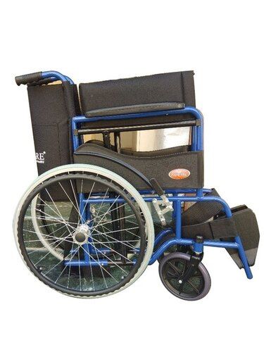 Foldable Wheelchair - Castor Type: Polyester