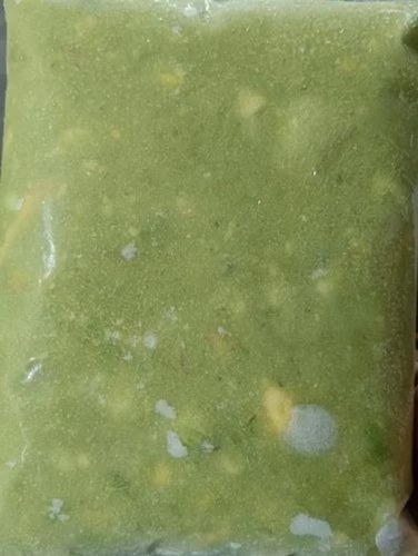 Indian Avacoda Pulp - Organic Frozen Fruit 1 Kg Packet | Fresh Green Color Grade A Shelf Life 10 Months No Artificial Color