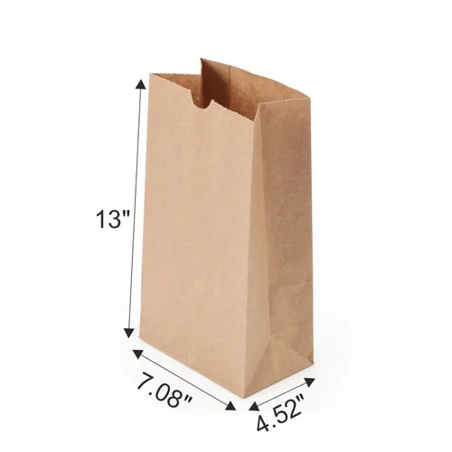 Kraft Paper Bags - Brown Kraft Paper Material | Biodegradable, Recyclable, Eco-Friendly Packaging Solution
