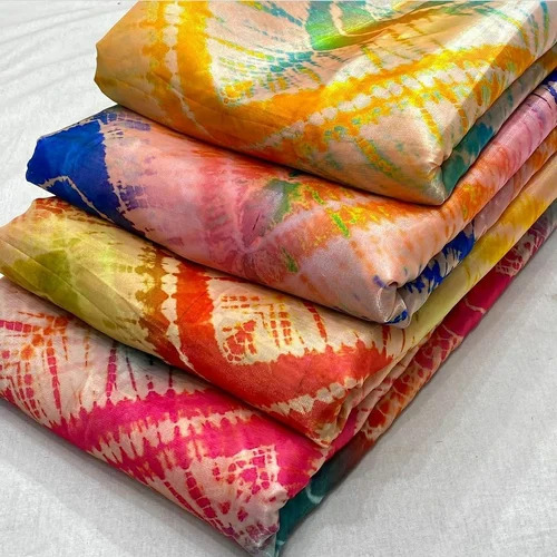 Multi-Color Printed Fabric - Washable, Shrink Resistant | For Textile Industry, Multi-Color Pattern, Soft Printed Texture