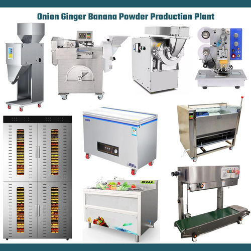 Onion Ginger Powder Making Machine Production Plant - Capacity: 300Kg Kg/Day