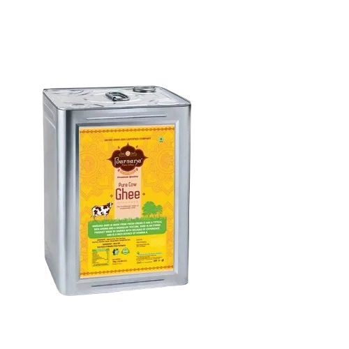 Organic Cow Ghee - Liquid, 15 kg | Yellow Color, 12-Month Shelf Life, Bulk Packaging for Adults, Children, and Old-Aged Use
