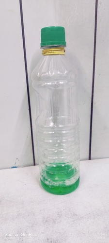 Transparent Plastic Bottles - Color: Green