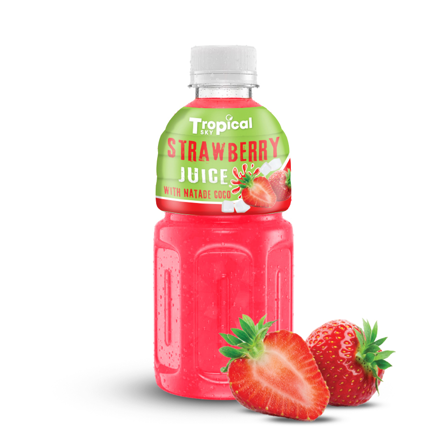 Tropical Strawberry Mix Nata De Coco 320Ml - Alcohol Content (%): 0%