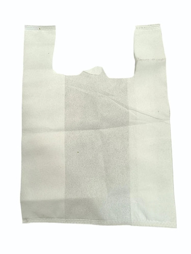 White W Cut Non Woven Bags