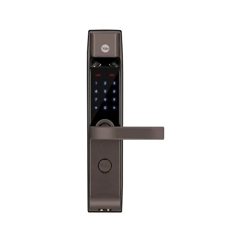 YDM 4115 Brown Biometric Smart Lock