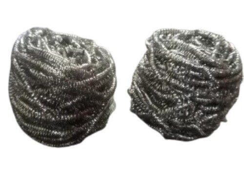 11g Stainless Steel Scrubber - Silver | Rust Resistant, Easy to Use, Crack Resistant, Quality Tested for Utensils Cleaning