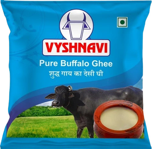 500 Ml Pure Buffalo Ghee - Fresh Quality, Shelf Life: 12 Months | Suitable for Adults, Babies, Children, and Old-aged, Made from Buffalo Milk