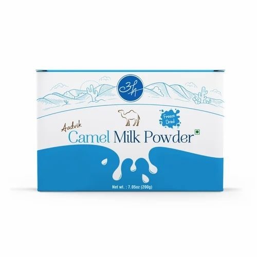 Camel Milk Powder - 200 g Packet | Freezed Dried, White, 105 Calories, Shelf Life 9 Months, Suitable for All Age Groups