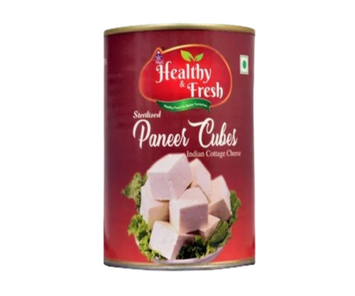 Canned Paneer - Solid Cube Form, 450 Grams Weight | Tinned Frozen Food with 12 Months Shelf Life