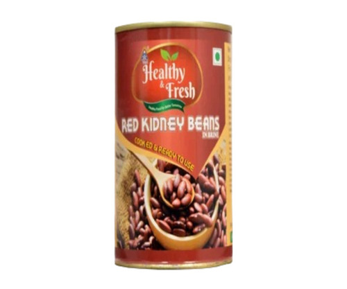 Canned Red Kidney Beans - Solid Form, 450 Gram, Organic, Grade A, 24 Months Shelf Life | Dried Style, Tinned Packaging, Rich Red Color