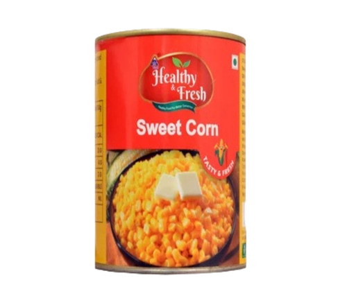 Canned Sweet Corn Kernels - Solid Form 12 Months Shelf Life | Ingredients: Sweet Corn Ideal for Cooking and Meal Preparation