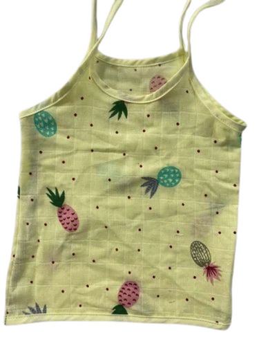 Cotton Baby Dress - 100% Breathable Chiffon and Cotton Fabric, Light Weight Design, Green Color for 3-6 Months Unisex