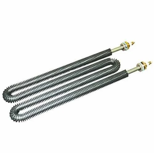 Electrical Air Heater - Stainless Steel, As per Customer Requirement, Silver and Black | Voltage: 230/415, Electric Power Source