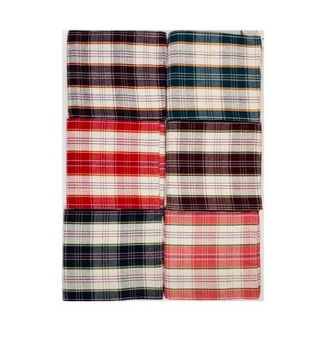 Gadda Double Bed Sheets - 100% Cotton, Full Size, Checked Pattern | Fade Resistant, Wrinkle-Free, Breathable, Machine Washable