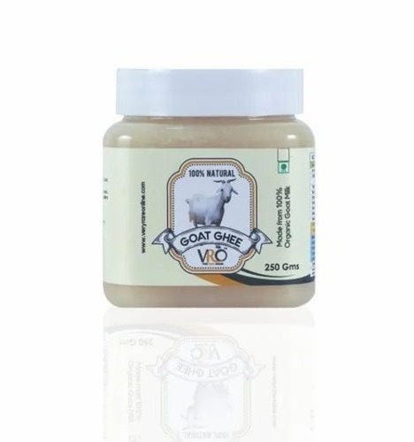 Goat Ghee - 100% Organic Clarified Butter, 250gm / 500gm Jar | White Color, 12 Months Shelf Life, Suitable for All Age Groups