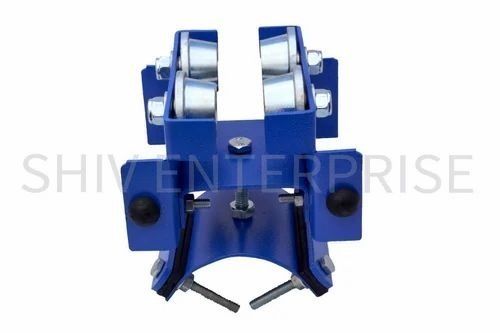 Hoist Crane Cable Trolley - Mild Steel Standard Size Blue/Red/Yellow | Rust Proof 1200 kg Lifting Capacity Polished Finish Manual Power Source Durable and Strong Quality
