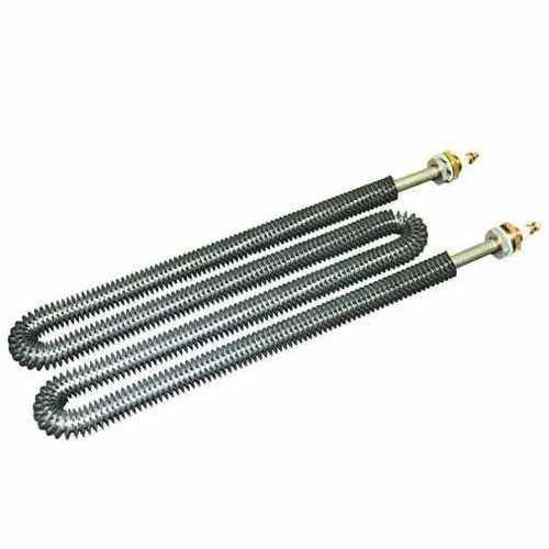 Industrial Air Heater - 5.4kW Electric Stainless Steel/Alloy/Brass Silver & Black Finish